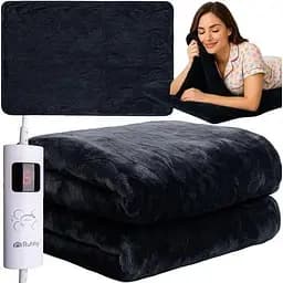 Електричний килимок-ковдра Ruhhy темно сірий 26202