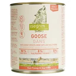 Влажный корм для взрослых собак Isegrim Adult Goose Гусь с бататом, шиповником и дикорастущими травами 800 г