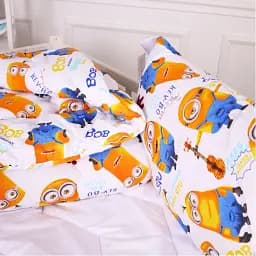 Набір антиалергенний MirSon зима Kids Time 20-0036 Minions 140x205 см EcoSilk: ковдра з подушкою (2200009665325) - мініатюра 3