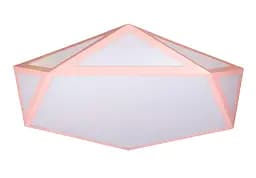 Люстра стельова LED Levistella 752L68 PINK, 90W, регульована температура світла, метал+акрил, сучасний стиль