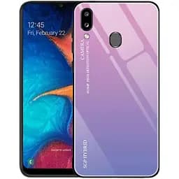 Чохол-бампер Primolux Gradient Glass для Samsung Galaxy A40 2019 (SMA405) Pink