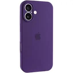 Чохол Epik Silicone Case Full Camera Protective AA для Apple iPhone 16, 6.1 Фіолетовий/Amethyst