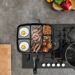Сковорода гриль 5в1 GRILL PAN 38 см - мініатюра 6