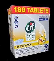 Миючий засіб для посуду CIF Prof. Classic Tabs 188шт