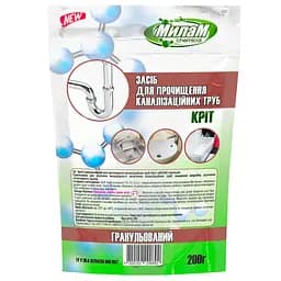 Средство гранулированное для прочистки канализационных труб Милам Chemical Крит 200 г