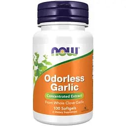 Экстракт чеснока Now Foods Odorless Garlic 100 капсул