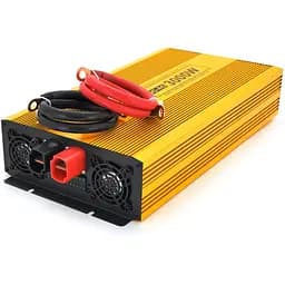 Інвертор напруги Mexxsun MXSPSW-3000, 12V/220V, 3000W з правильною синусоїдою, 2 Shuko, клемні дроти, Q2 - мініатюра 2