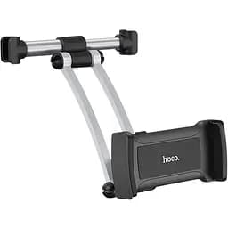Автомобільний тримач холдер Hoco CA62 для планшета на підголівник сріблястий