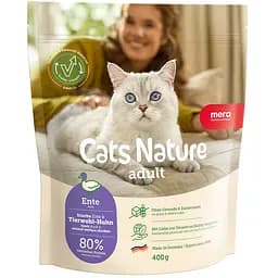 Сухой корм Mera Cats Nature Adult Duck (Ente) с уткой для взрослых кошек всех пород 400 г
