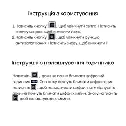 Дзеркало Qtap Mideya 800x800 з LED-підсвічуванням Touch, з антизапотіванням, з годинником, диммером яскравості QT2078NCF8080W - мініатюра 11