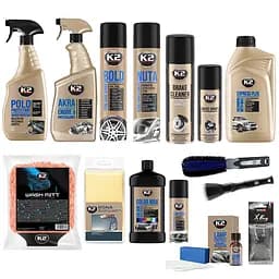 Універсальний набір для авто K2 з професійною автохімією (15 од.)(na_157)