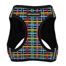Шлея для собак Bronzedog Sport Vest Клітинка XXS 15х13х3 см - мініатюра 2