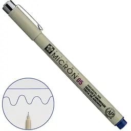 Линер Pigma Micron (0.5) 0.45 мм Королевский синий Sakura