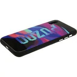 Чохол-накладка PUZOO Glass Printing with TPU Visions iPhone X Black - мініатюра 7