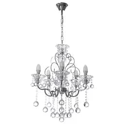 Люстра свічка Brille підвісна кришталева E14 60W (BCL-656S/5)