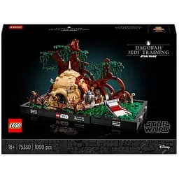 Уценка. Конструктор LEGO Star Wars Dagobah Обучение джедаев Диорама, 1000 деталей (75330)