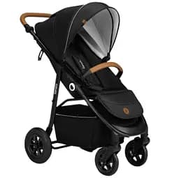 Прогулочная коляска Lionelo Natt Black Onyx, черная (LO-NATT BLACK ONYX)