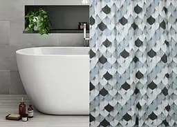 Шторка для ванной комнаты WOKO HOLLY 180х180 с 12 кольцами