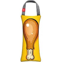 Игрушка для собак Waudog Fun, с пищалкой, Куриный окорочок, S, 7х16 см (6200-0221)