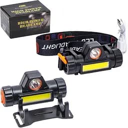 Ліхтарик налобний LED USB 101