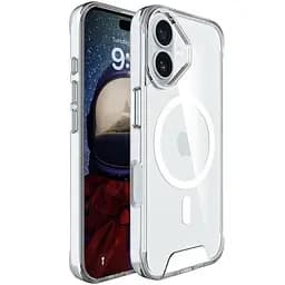Чохол Epik TPU Space Case with MagSafe для Apple iPhone 16, 6.1 Прозорий