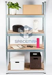 Стелаж металевий 190×65×30 оцинкований самозбірний SPACEMAX 4