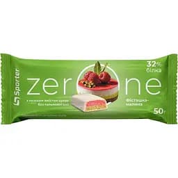 Батончик протеїновий Zero One Фісташка-малина  50 г