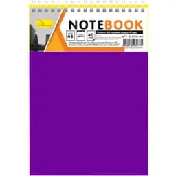 Блокнот А6 Апельсин В-БП6-40, 40 аркушів фіолетовий