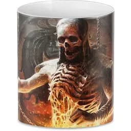 Кухоль GeekLand Mortal Kombat Мортал Комбат ланцюг MK.02.11 330 мл білий