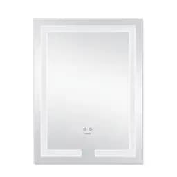 Дзеркало Kroner KRP Spiegel VR1 - 5080 з LED-підсвічуванням та антизапітнінням CV030039, Білий - мініатюра 3