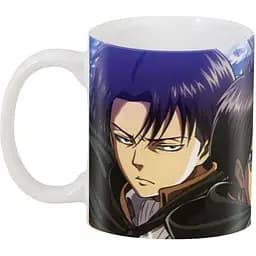 Кружка GeekLand Атака Титанів Attack on Titan Мікаса Леві Ерен