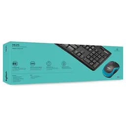 Бездротовий комплект миші та клавіатури Logitech Wireless Combo MK275 / USB 2.4 ГГц / 10 метрів / Чорний (920-008535) - мініатюра 8