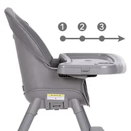Стілець для годування 4в1 Kidwell EATAN Grey - мініатюра 7