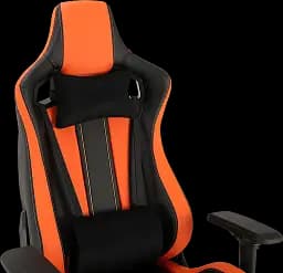 Геймерське крісло GT Racer чорне з помаранчевим (X-0715 Black/Orange) - мініатюра 6