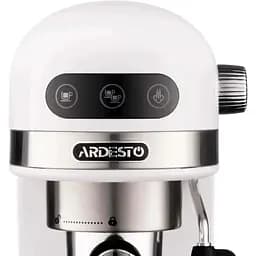 Кавоварка Ardesto YCM-E1500 White / Inox 1350W рожкова кава мелена 1.4 л підігрів чашок - мініатюра 5