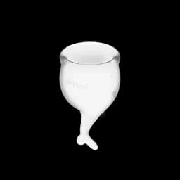Менструальна чаша Satisfyer Feel Secure 2 шт. прозора - мініатюра 3