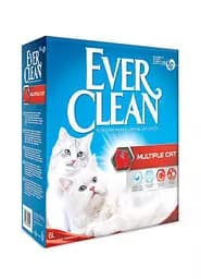 Бентонитовый наполнитель Ever Clean Multiple Cat Мультикет для туалетов кошек (5060255492277)