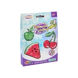 Дитяча алмазна мозаїка "Фрукти" Bambi FG24030101B-3 фігурки-наклейки