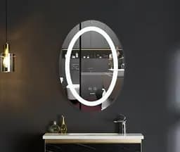 Дзеркало Mixxus PLAIN MV03-50x70 з LED Touch, Anti-fog, димером, регулюванням яскравості (MI6664) - мініатюра 3