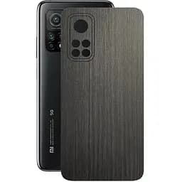 Захисна плівка StatusSKIN для Xiaomi Mi 10T 5G Корпус Вініл Дерево сріблясто-чорне