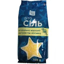 Фіто сіль для ванн натуральна морська ElenSee з екстрактом Жасмину 700 г