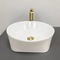 Умивальник VBI Panni white накладний VBI-016500, Білий - мініатюра 4