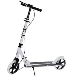 Самокат дитячий iTrike складаний 33х15х89-100 см Біло-чорний 000222918