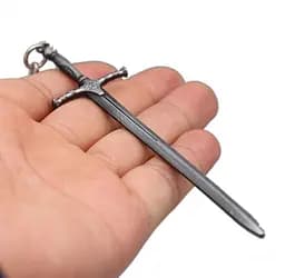Брелок клинок Гра Престолів Пісня льоду та полум'я Game of Thrones A Song of Ice and Fire GT 3.76 - мініатюра 2