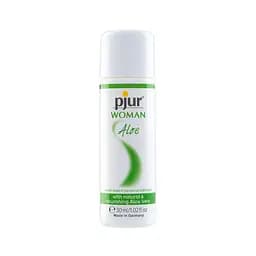 Лубрикант на водной основе Pjur Woman Aloe с экстрактом алоэ, увлажняющий, без парабенов, 30 мл
