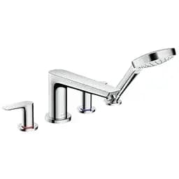 Змішувач на край ванни Hansgrohe Talis E на 4 отвори хром (прихована частина 13244180 окремо) (71748000)