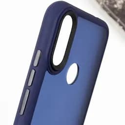 Чохол TPU+PC Lyon Frosted для Xiaomi Redmi Note 7 / Note 7 Pro / Note 7s Navy Blue - мініатюра 4