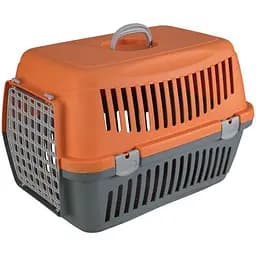 Переноска для котів та собак AnimAll CNR-134 сіро-помаранчева