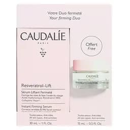 Набор Caudalie Resveratrol Lift Duo: Сыворотка Resveratrol Lift Укрепление, 30 мл + Крем Resveratrol Lift Кашемир, пробник, 15 мл (2818-1)