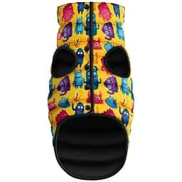 Курточка для собак Waudog Clothes рисунок Мохнатые монстры L65 В 87-90 см С 60-65 см  